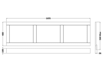 Hudson Reed Old London Front Bath Panels