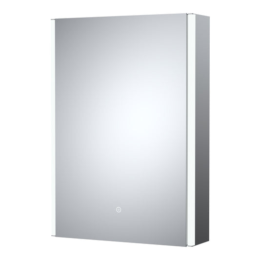 Nuie Pavo 700 x 500mm 1 Door LED Touch Sensor Mirror Cabinet