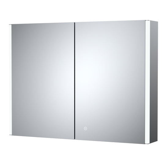 Nuie Leda 600 x 800mm 2 Door LED Touch Sensor Mirror Cabinet