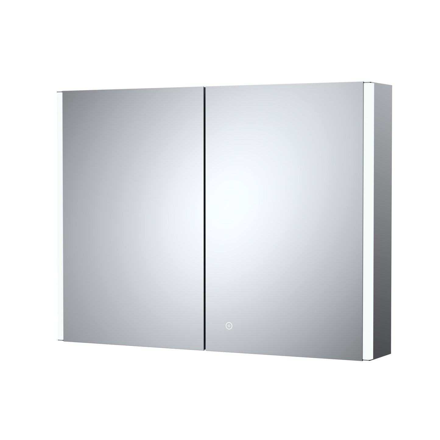 Nuie Leda 600 x 800mm 2 Door LED Touch Sensor Mirror Cabinet