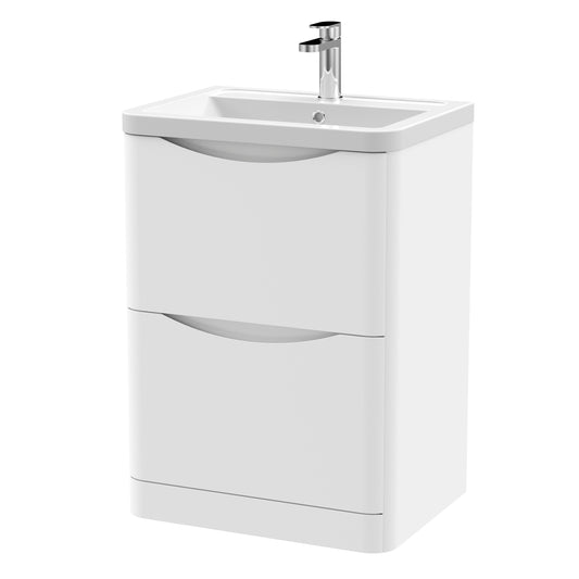 Nuie Lunar Floor Standing 2 Drawer Vanity & Basin