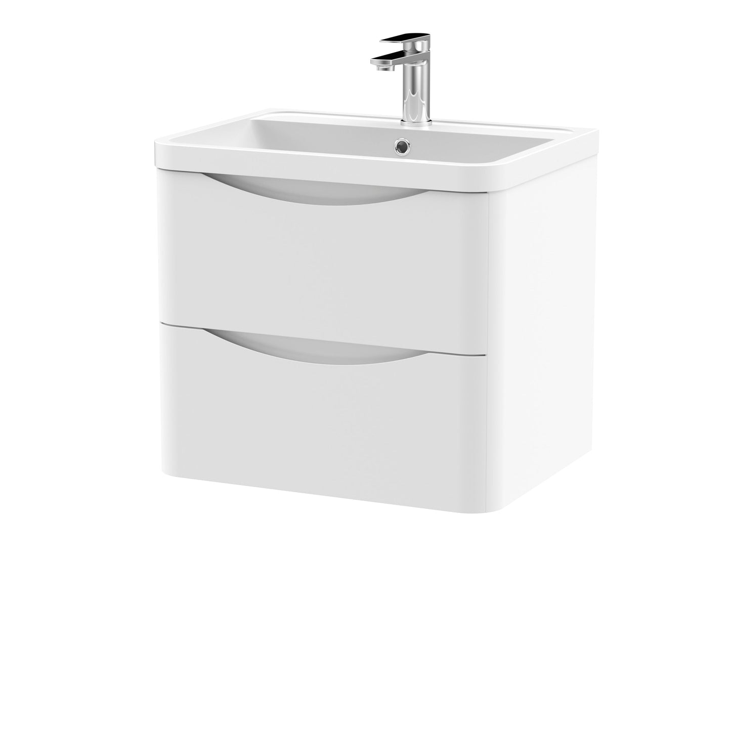 Nuie Lunar Wall Hung 2 Drawer Vanity & Basin