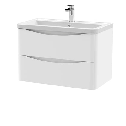 Nuie Lunar Wall Hung 2 Drawer Vanity & Basin