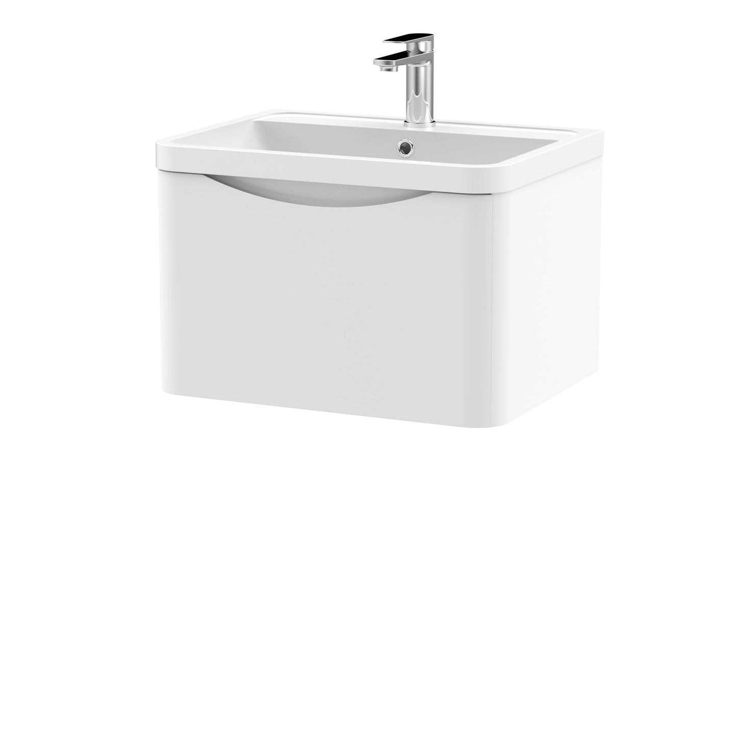 Nuie Lunar Wall Hung 1 Drawer Vanity & Basin