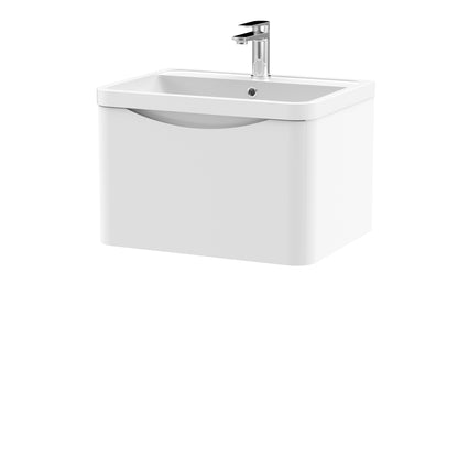 Nuie Lunar Wall Hung 1 Drawer Vanity & Basin