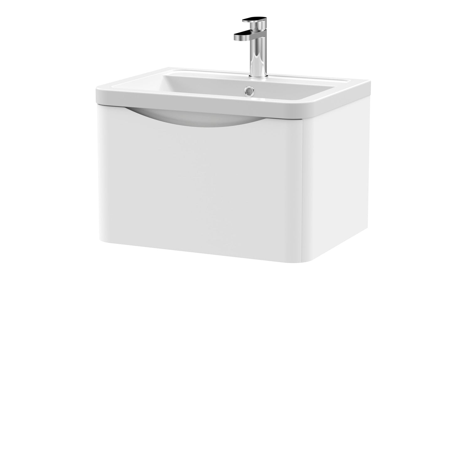 Nuie Lunar Wall Hung 1 Drawer Vanity & Basin