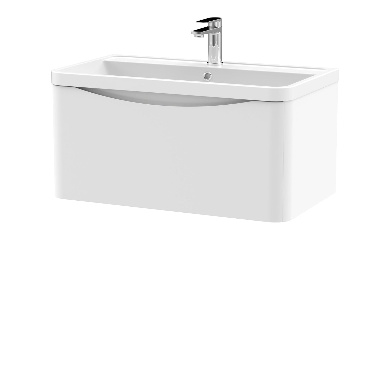 Nuie Lunar Wall Hung 1 Drawer Vanity & Basin