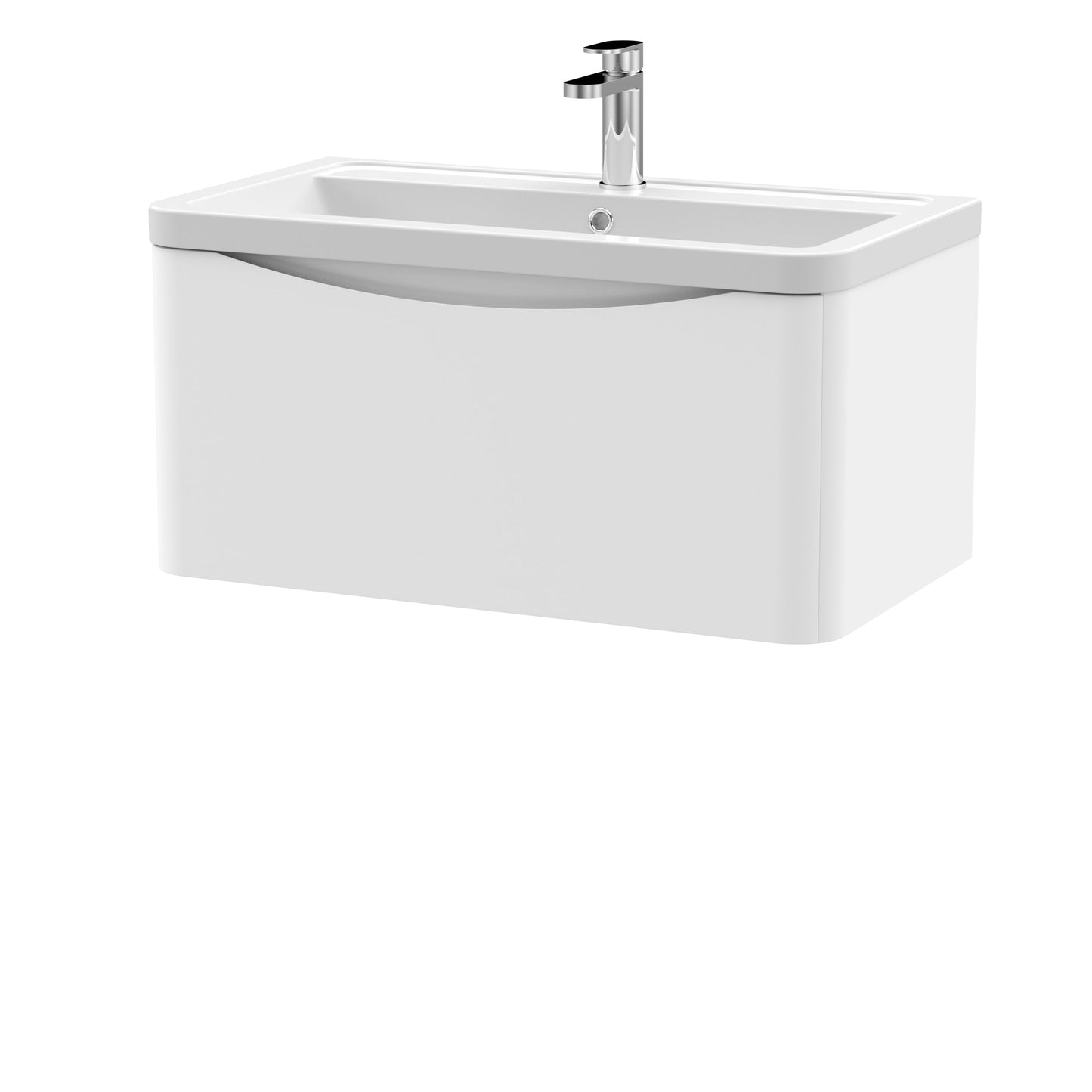 Nuie Lunar Wall Hung 1 Drawer Vanity & Basin