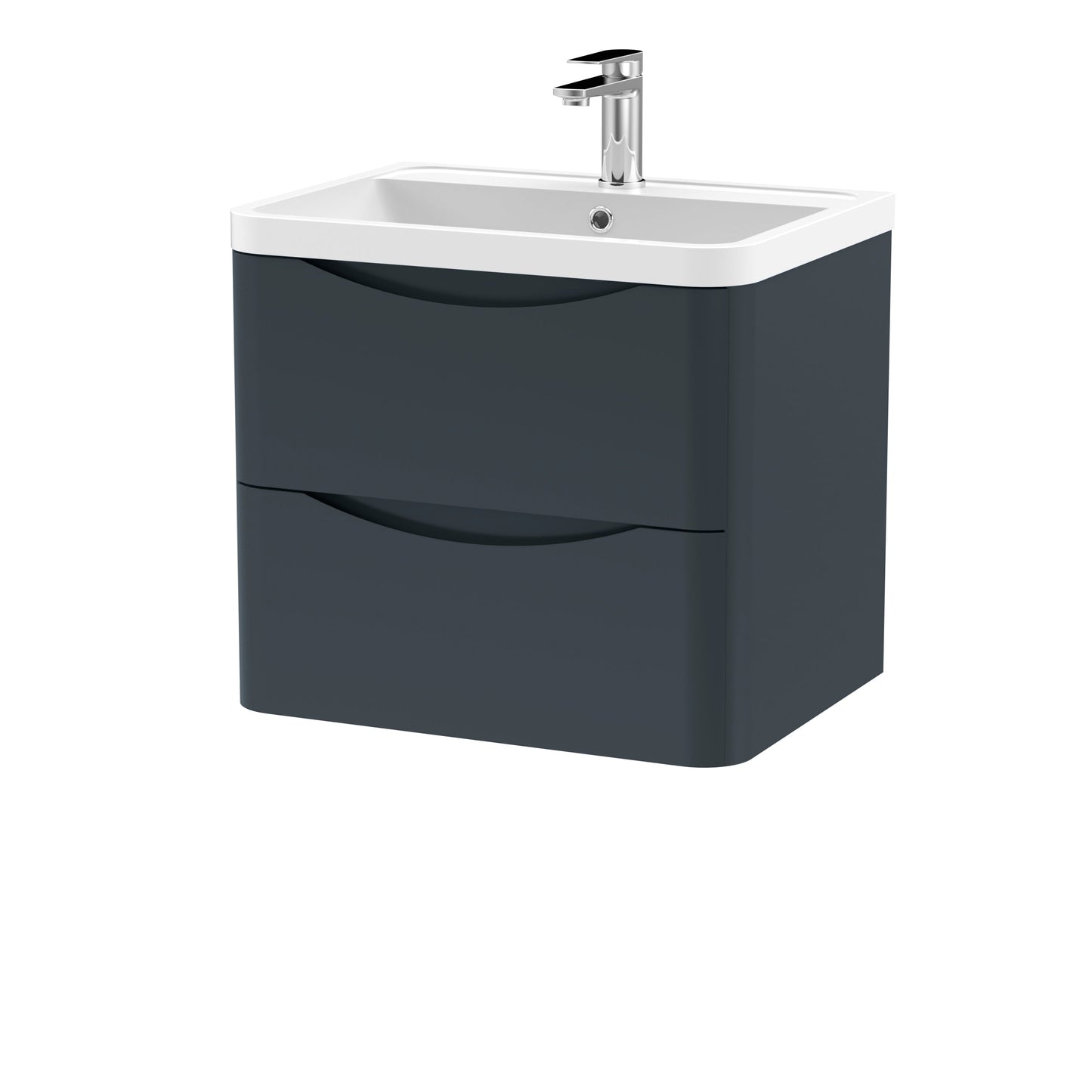 Nuie Lunar Wall Hung 2 Drawer Vanity & Basin