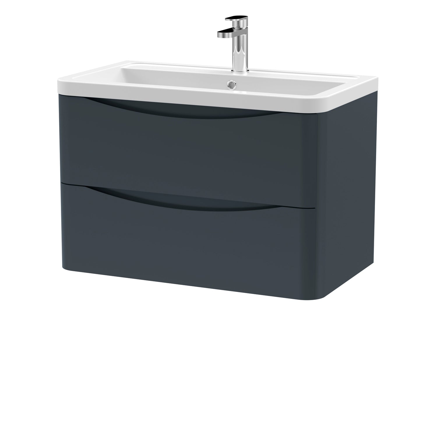 Nuie Lunar Wall Hung 2 Drawer Vanity & Basin