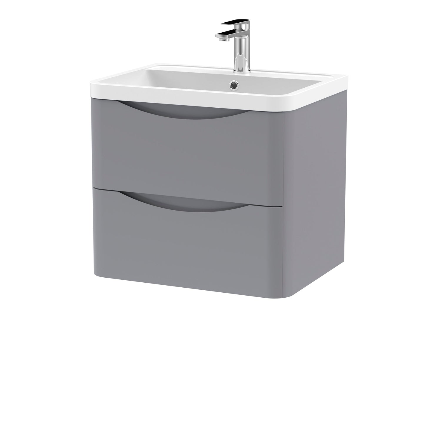 Nuie Lunar Wall Hung 2 Drawer Vanity & Basin