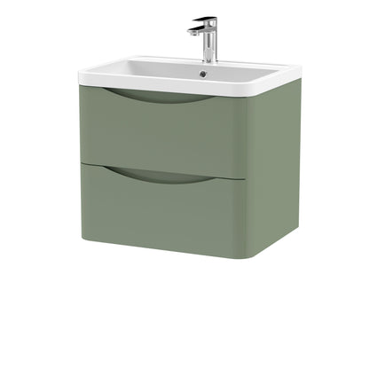 Nuie Lunar Wall Hung 2 Drawer Vanity & Basin