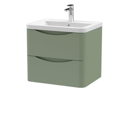 Nuie Lunar Wall Hung 2 Drawer Vanity & Basin