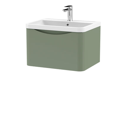 Nuie Lunar Wall Hung 1 Drawer Vanity & Basin