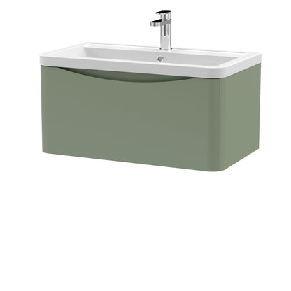 Nuie Lunar Wall Hung 1 Drawer Vanity & Basin