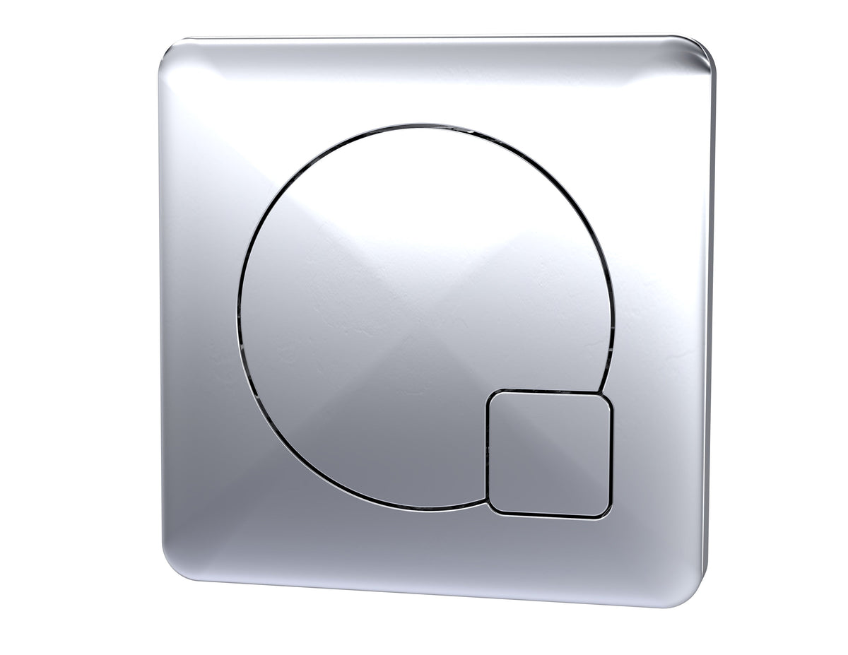 Push Button Reed Hudson Reed Square Dual Flush Push Button