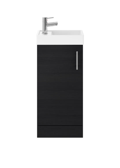 Nuie Vault Floorstanding 400mm 1-Door Vanity and Basin