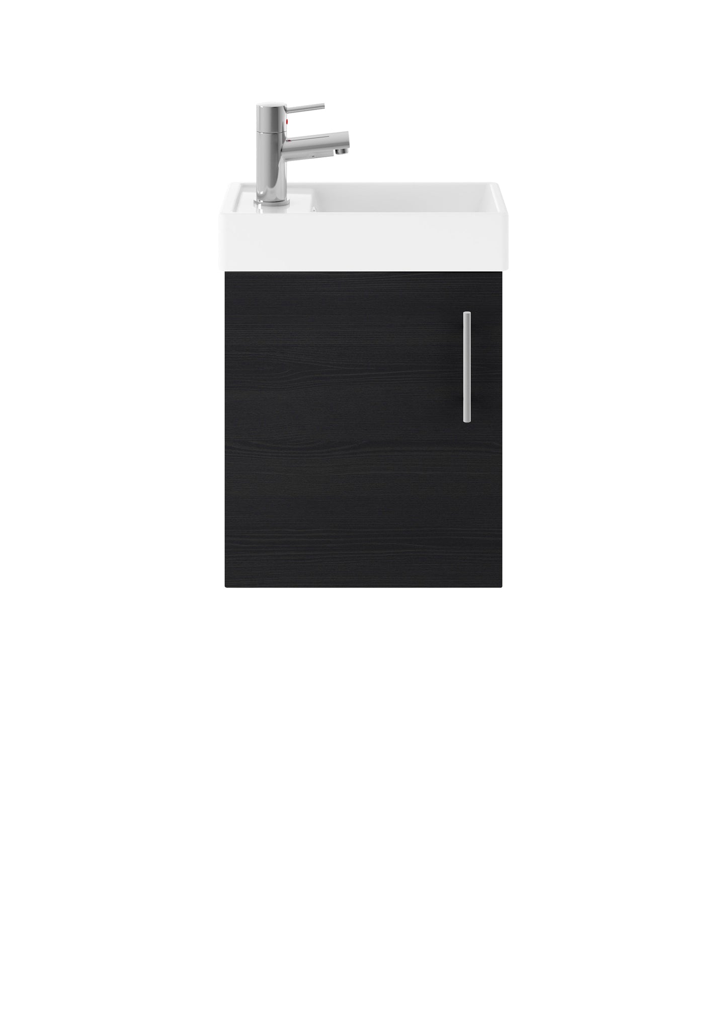 Nuie Vault Wall Hung 400mm 1-Door Vanity and Basin