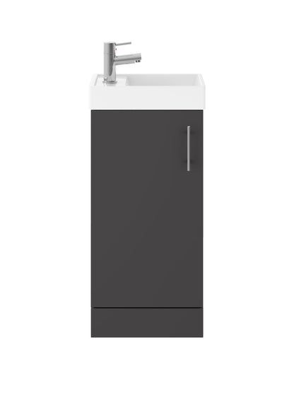 Nuie Vault Floorstanding 400mm 1-Door Vanity and Basin