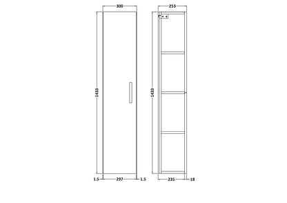 Nuie Athena 300mm Tall Unit