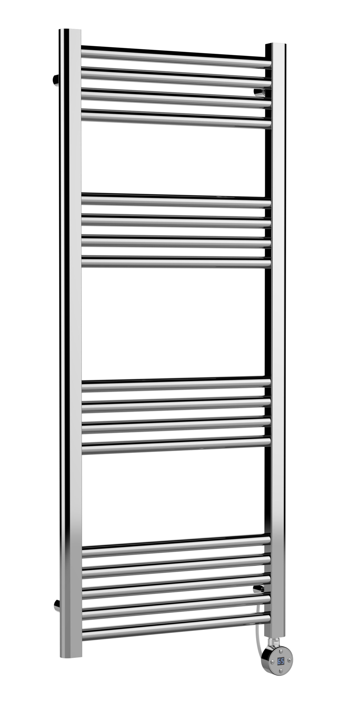 Nuie Round Straight 1200x500 Towel Radiator