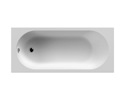 Nuie Otley 1675 x 700mm Round Single Ended Bath