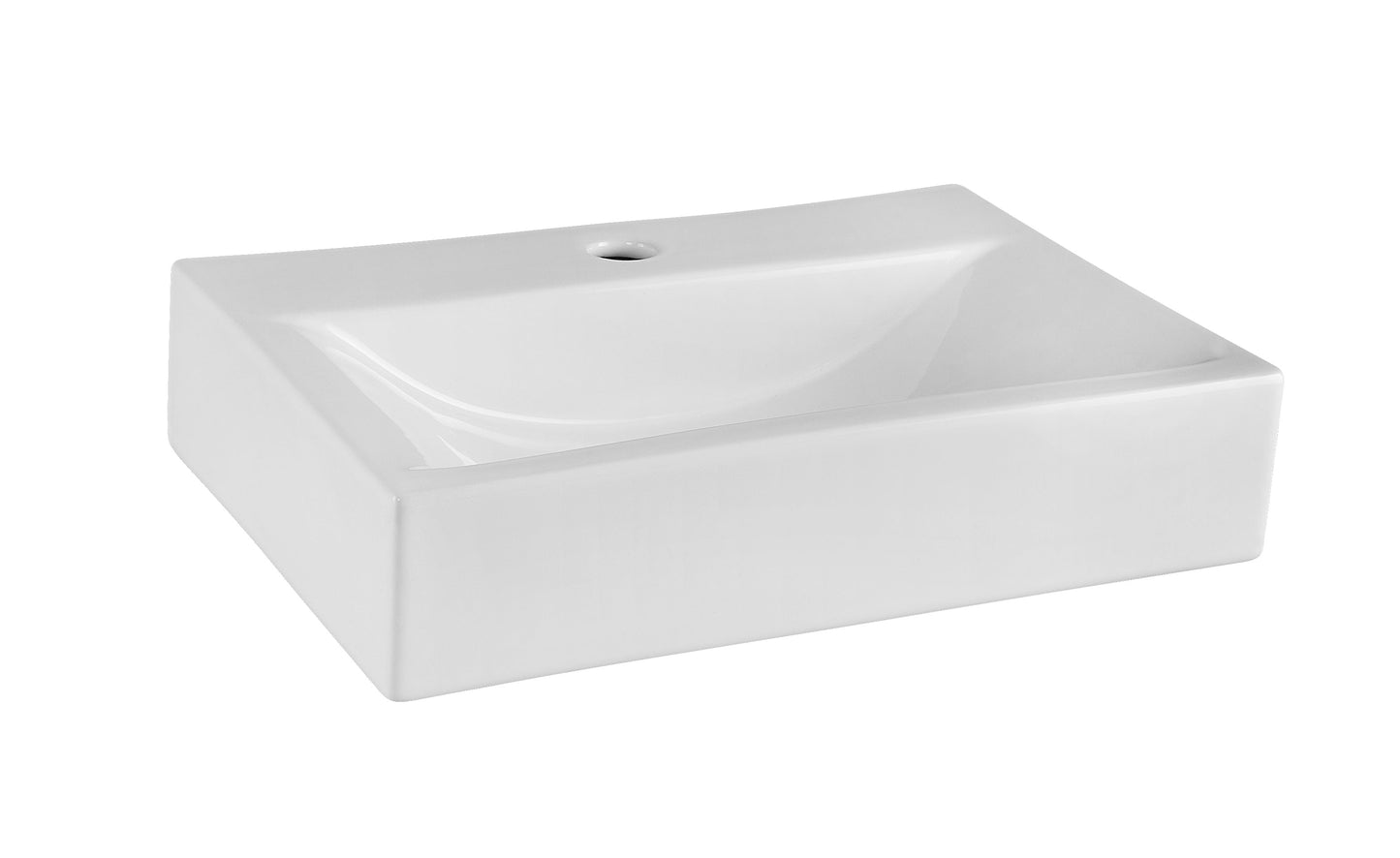 Nuie Ceramic Rectangular Counter Top Vessel