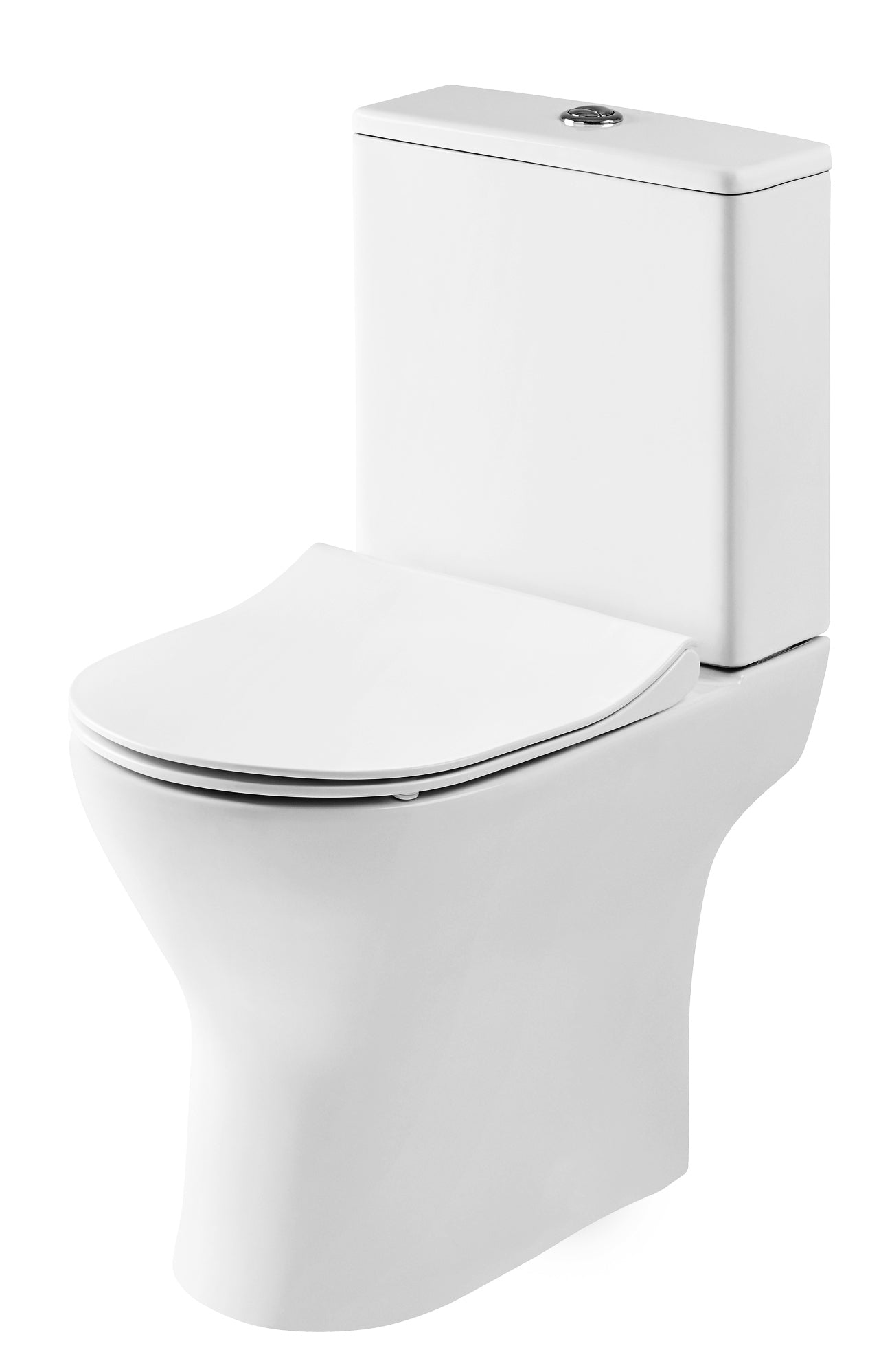 Nuie Freya Compact Rimless Toilet with Cistern & Seat