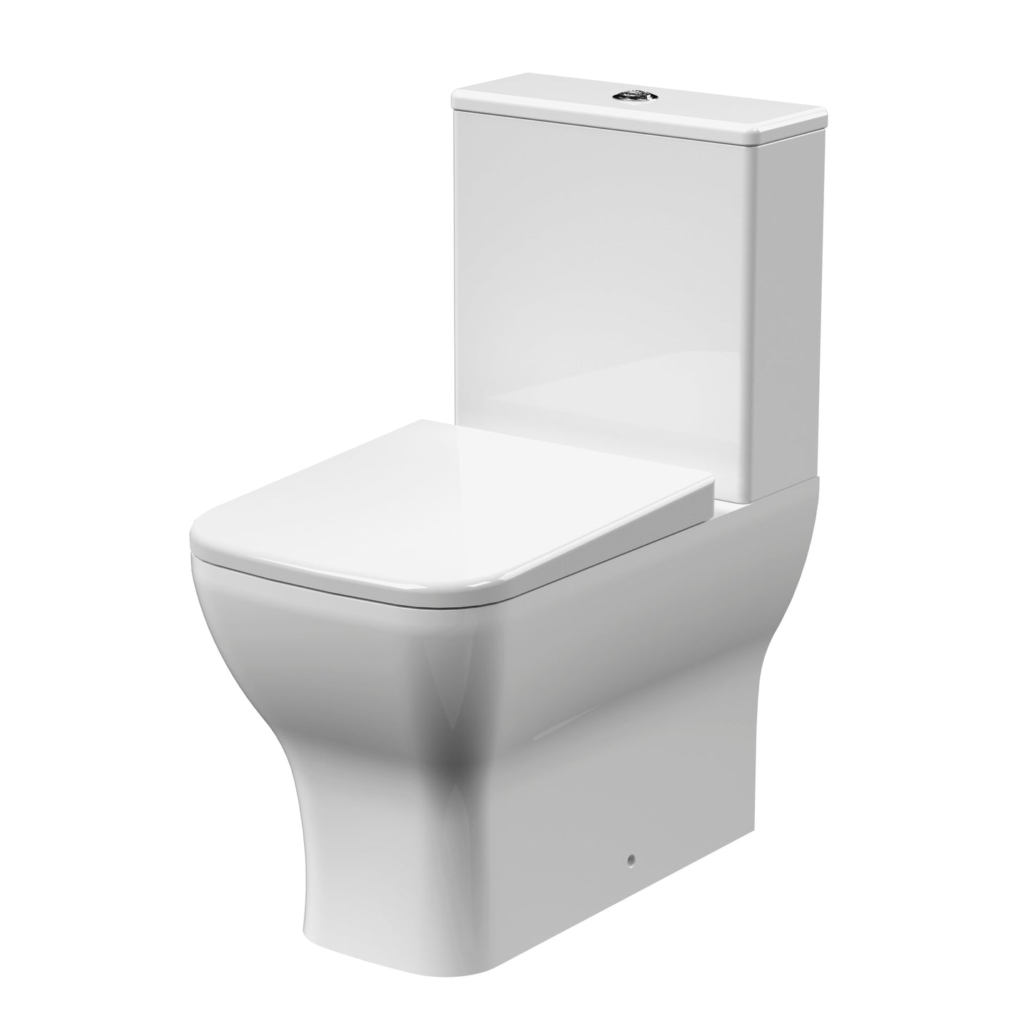 Nuie Ava Flush Rimless Pan, Cistern & SC Seat