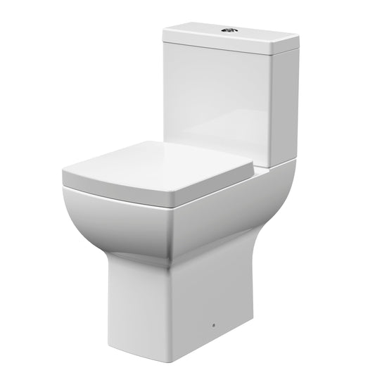 Nuie Ava Comfort Height Pan, Cistern & Seat