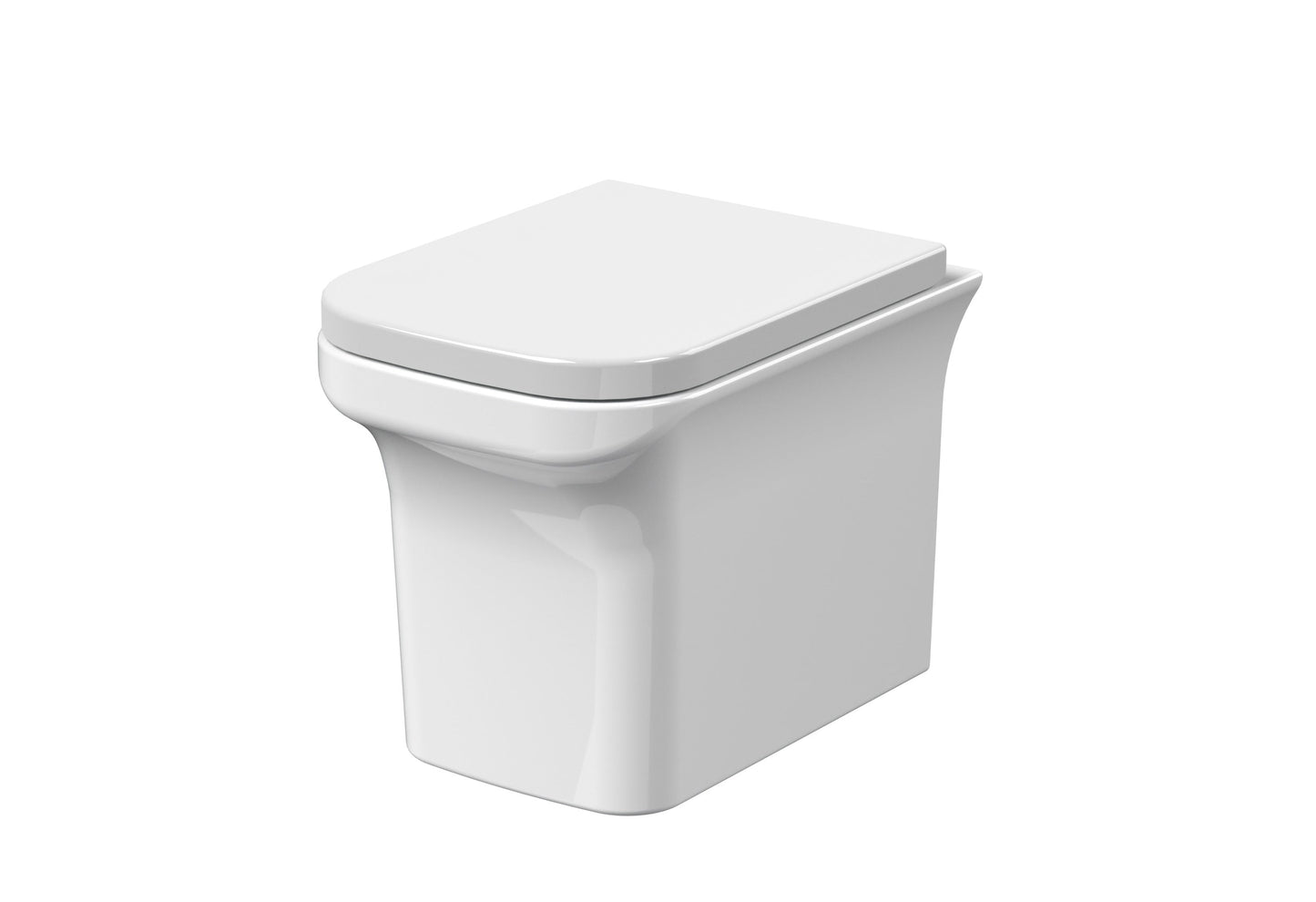 Nuie Ava Rimless Wall Hung Toilet with Sandwich Seat