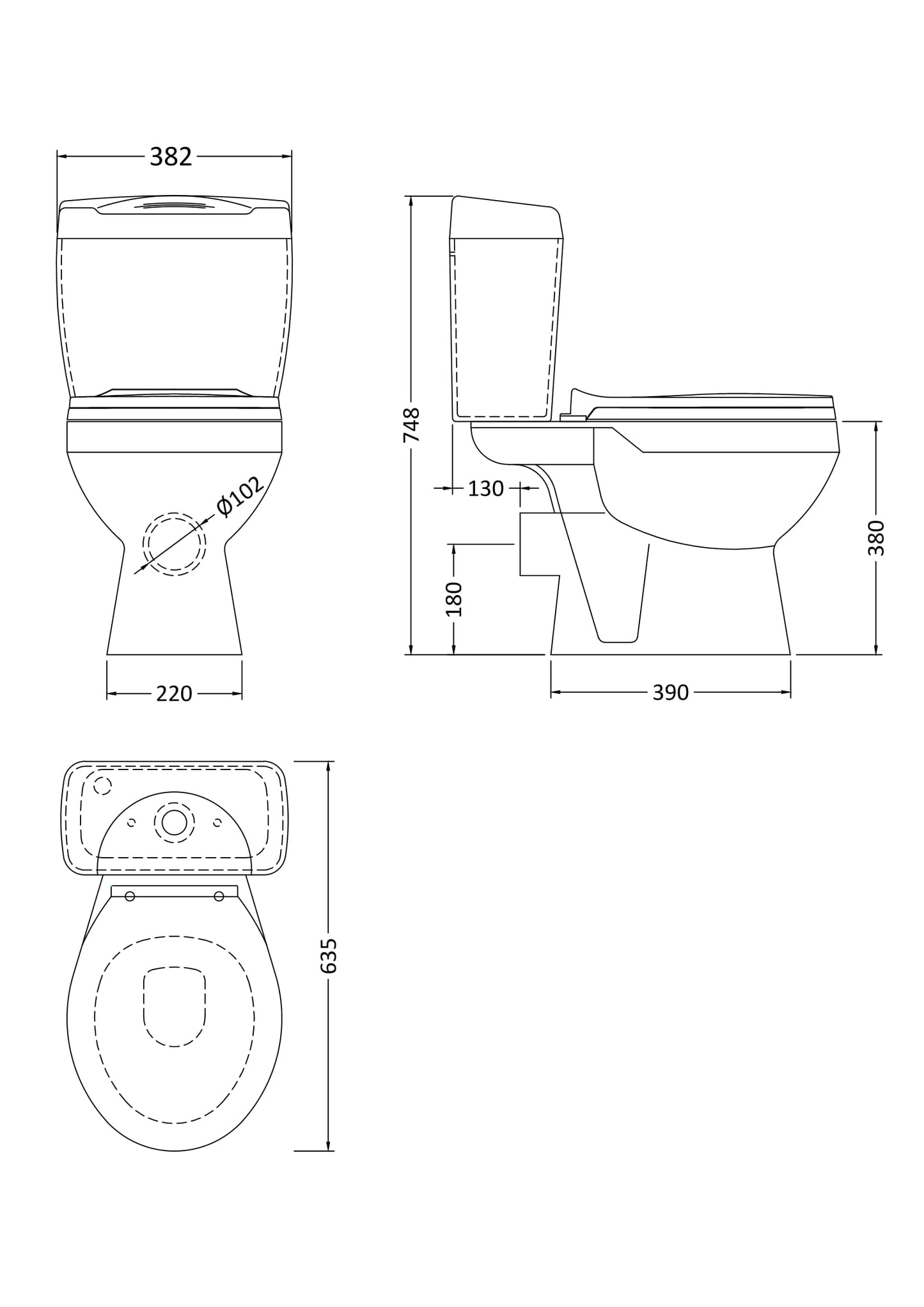 Nuie Melbourne 4 Piece Bathroom Set