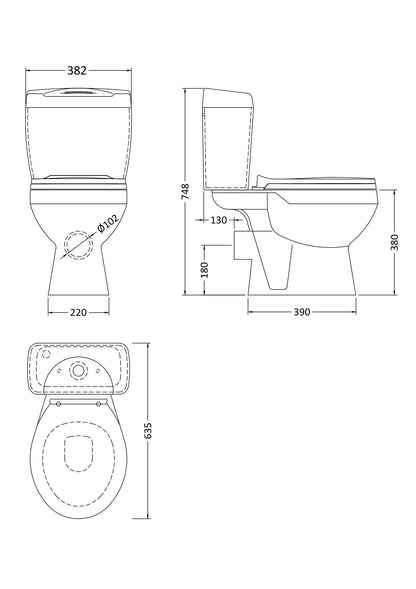 Nuie Melbourne 4 Piece Bathroom Set