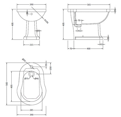 Hudson Reed Richmond Bidet