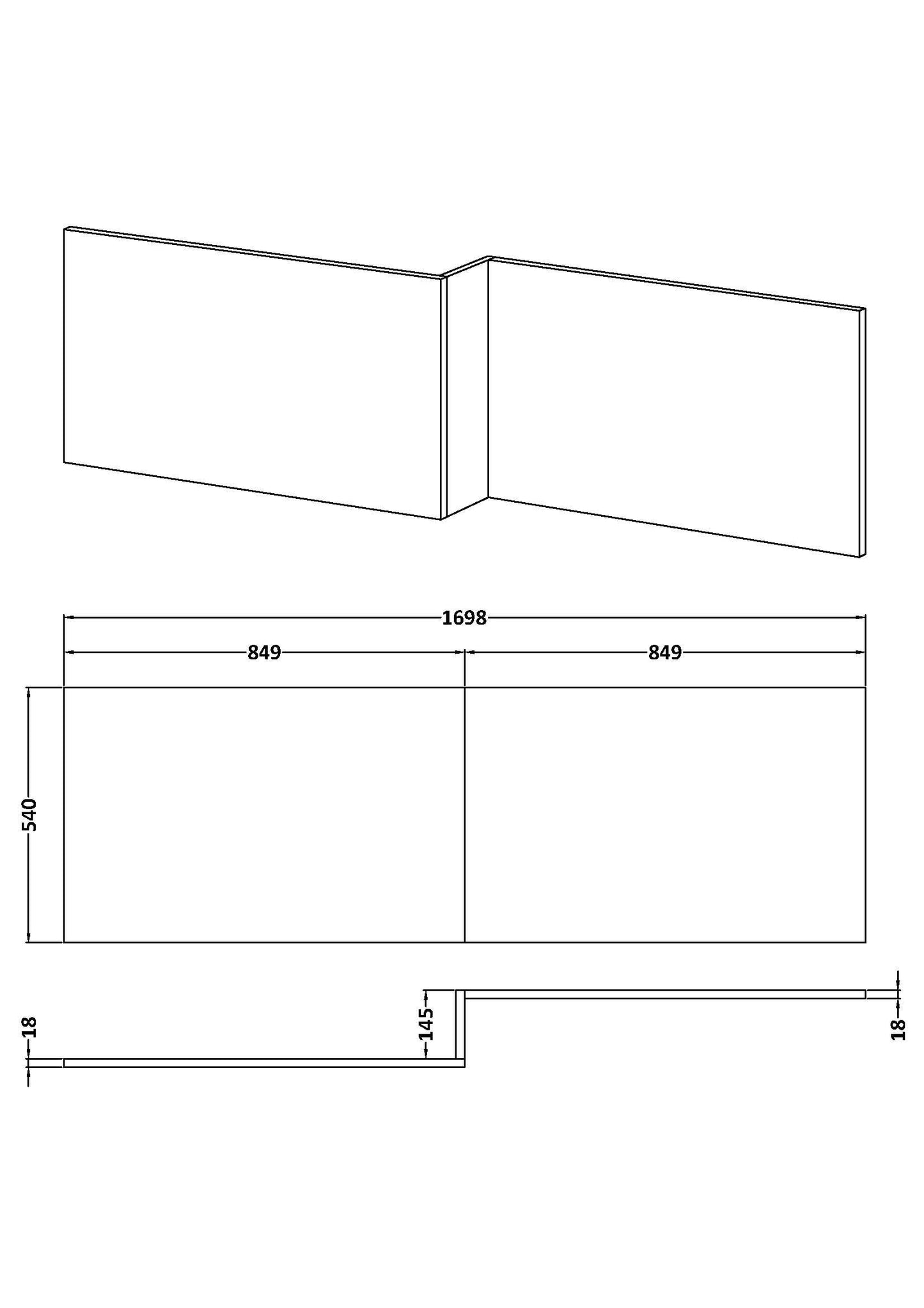 Nuie Offset Side Panel Waterproof