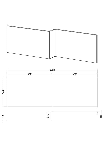 Nuie Offset Side Panel Waterproof