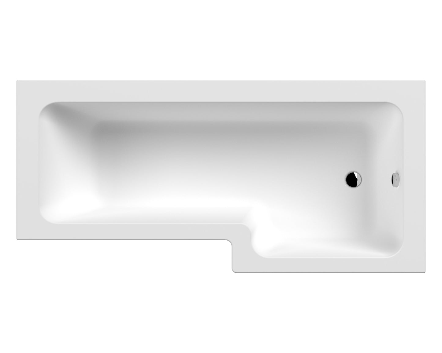 Nuie 1800mm Square Shower Bath