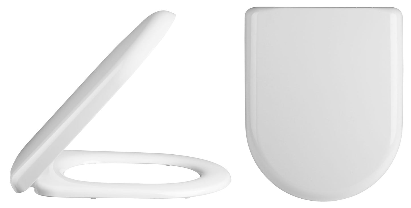 Nuie Lawton D-Shape Back to Wall Toilet