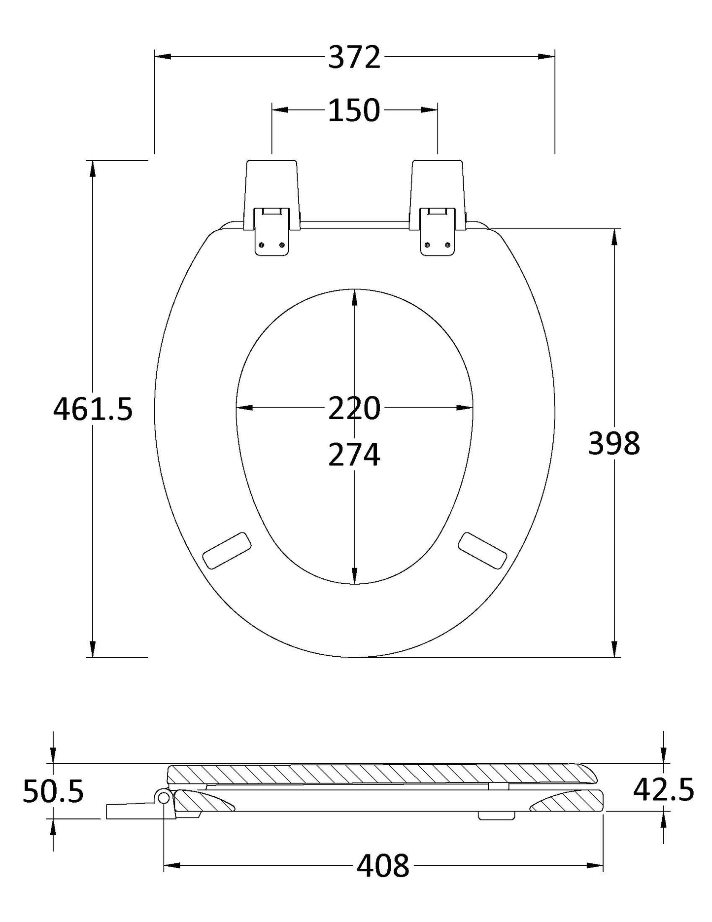 Hudson Reed Chancery Close Coupled Pan & Cistern