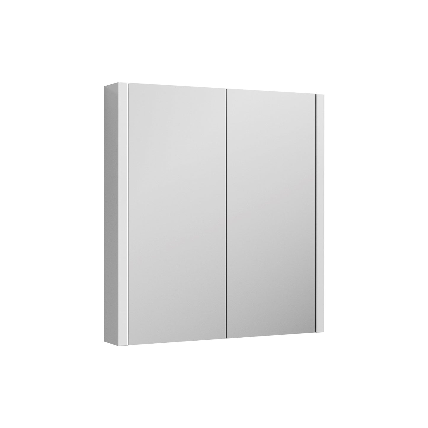 Nuie Eden 600mm 2-Door Mirror Cabinet - White