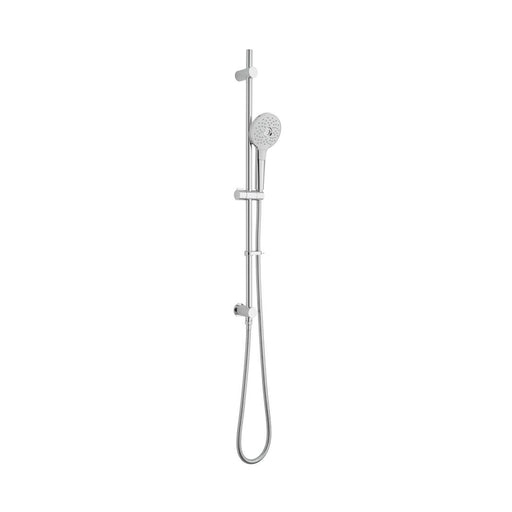 Vado Ora Multi Function Round Slide Shower Rail Kit with Integrated Outlet