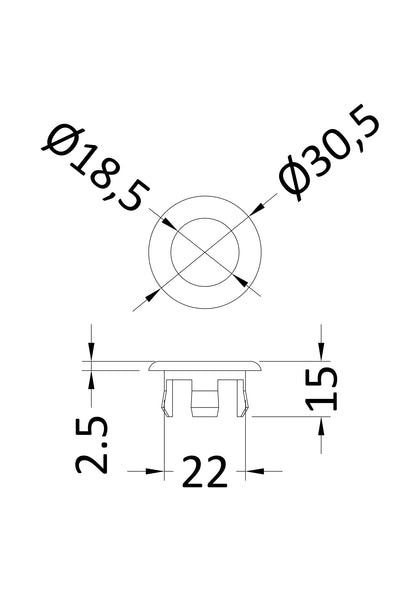 Nuie Basin Overflow Cover