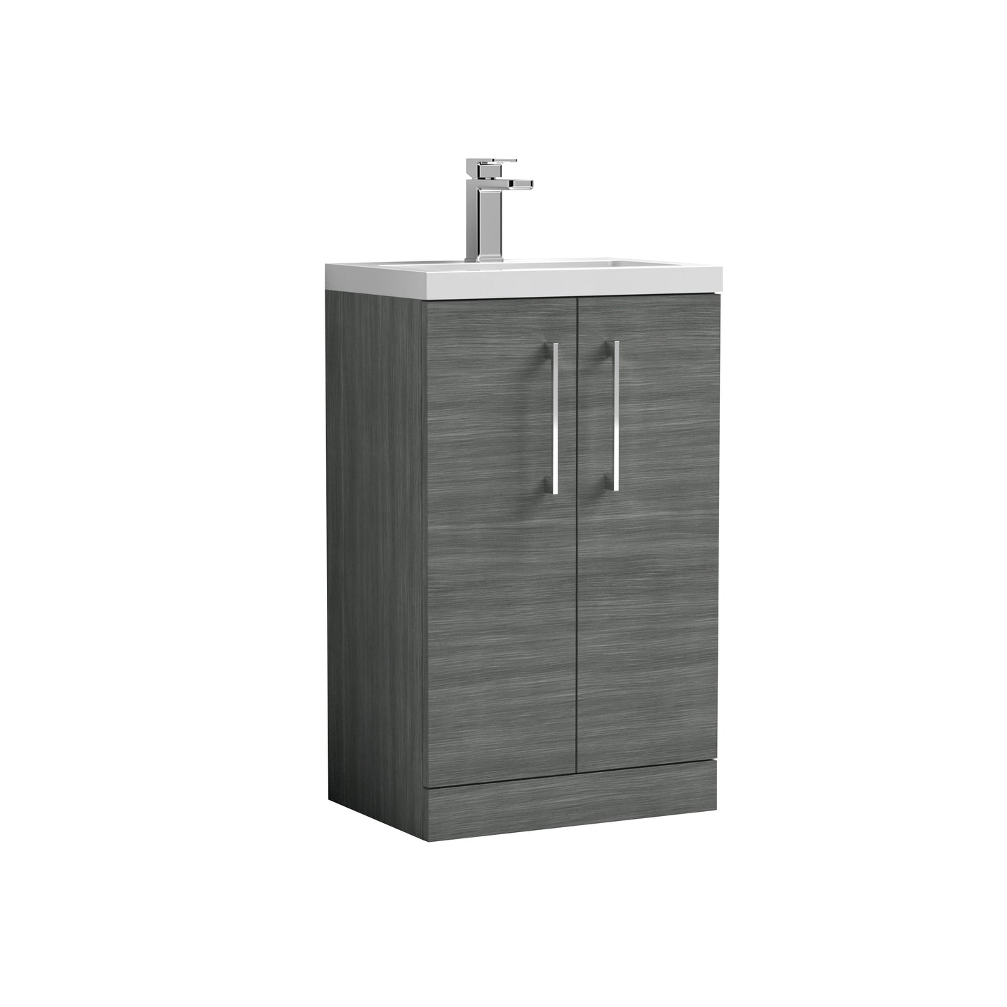 Nuie Arno Cloakroom Floorstanding Cabinet with Basin