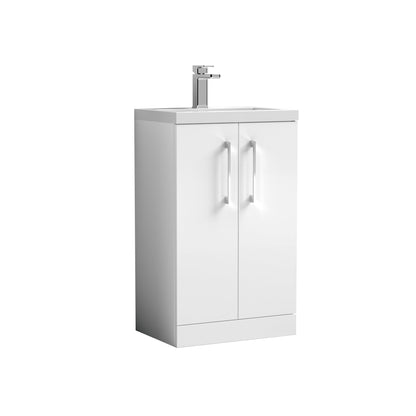 Nuie Arno Cloakroom Floorstanding Cabinet with Basin