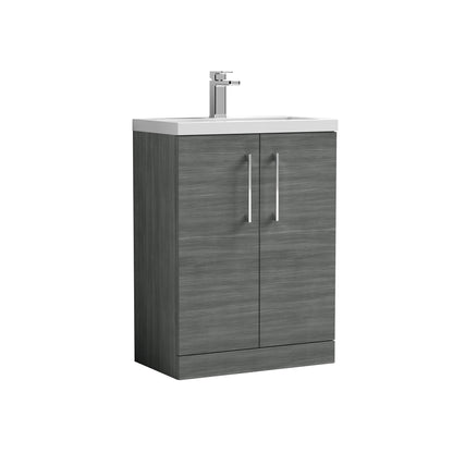 Nuie Arno Cloakroom Floorstanding Cabinet with Basin