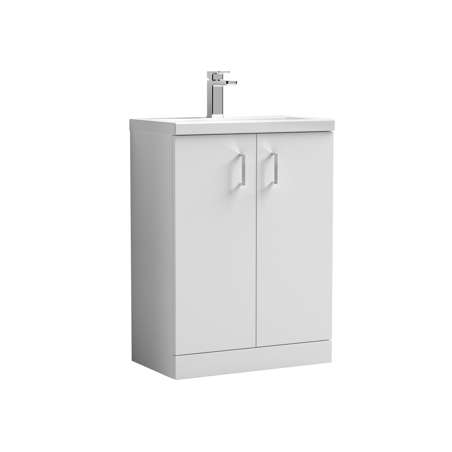 Nuie Arno 600mm Floor Standing 2 Door Vanity & Basin