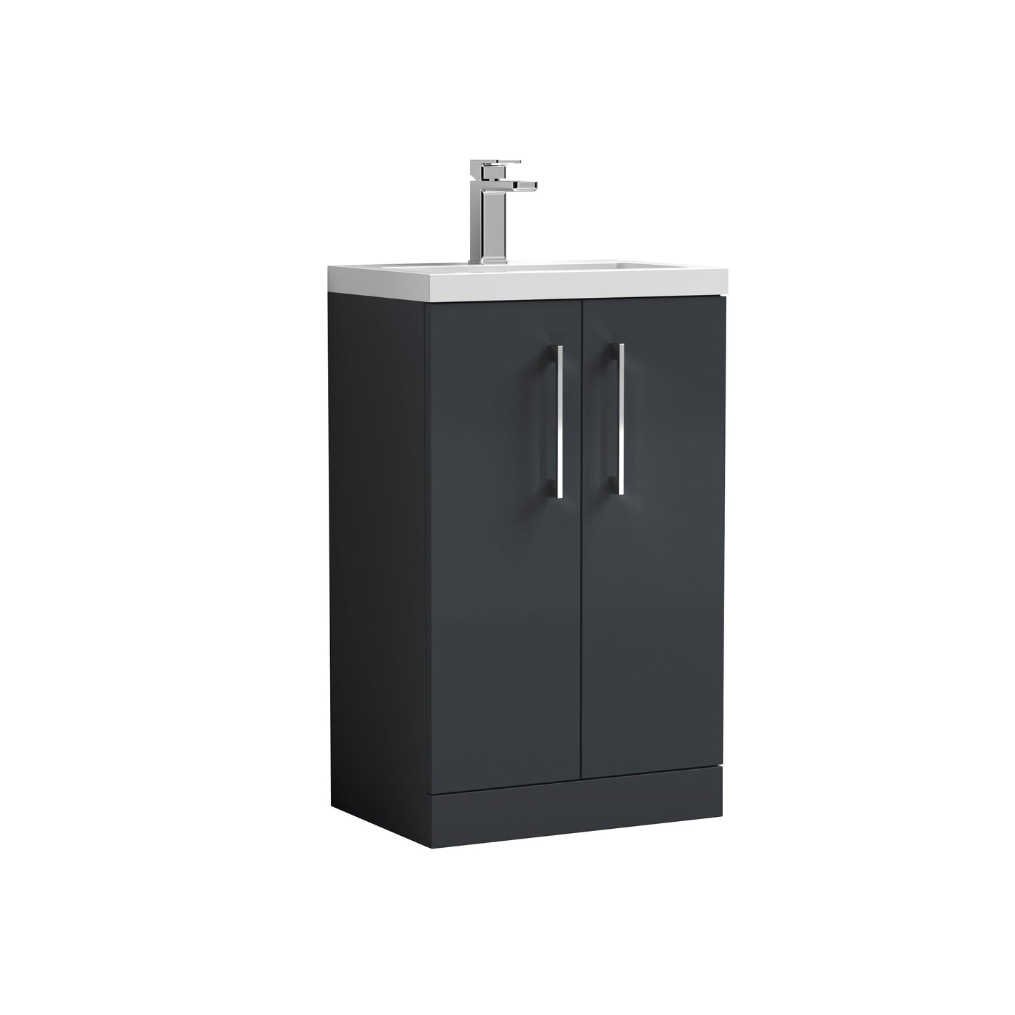 Nuie Arno Cloakroom Floorstanding Cabinet with Basin