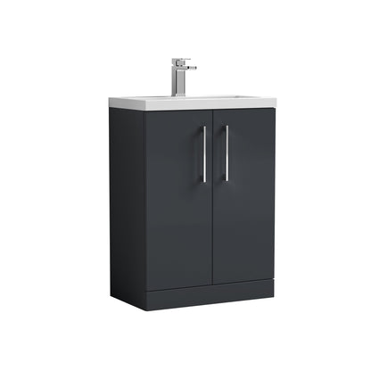 Nuie Arno Cloakroom Floorstanding Cabinet with Basin