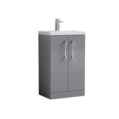 Nuie Arno Cloakroom Floorstanding Cabinet with Basin