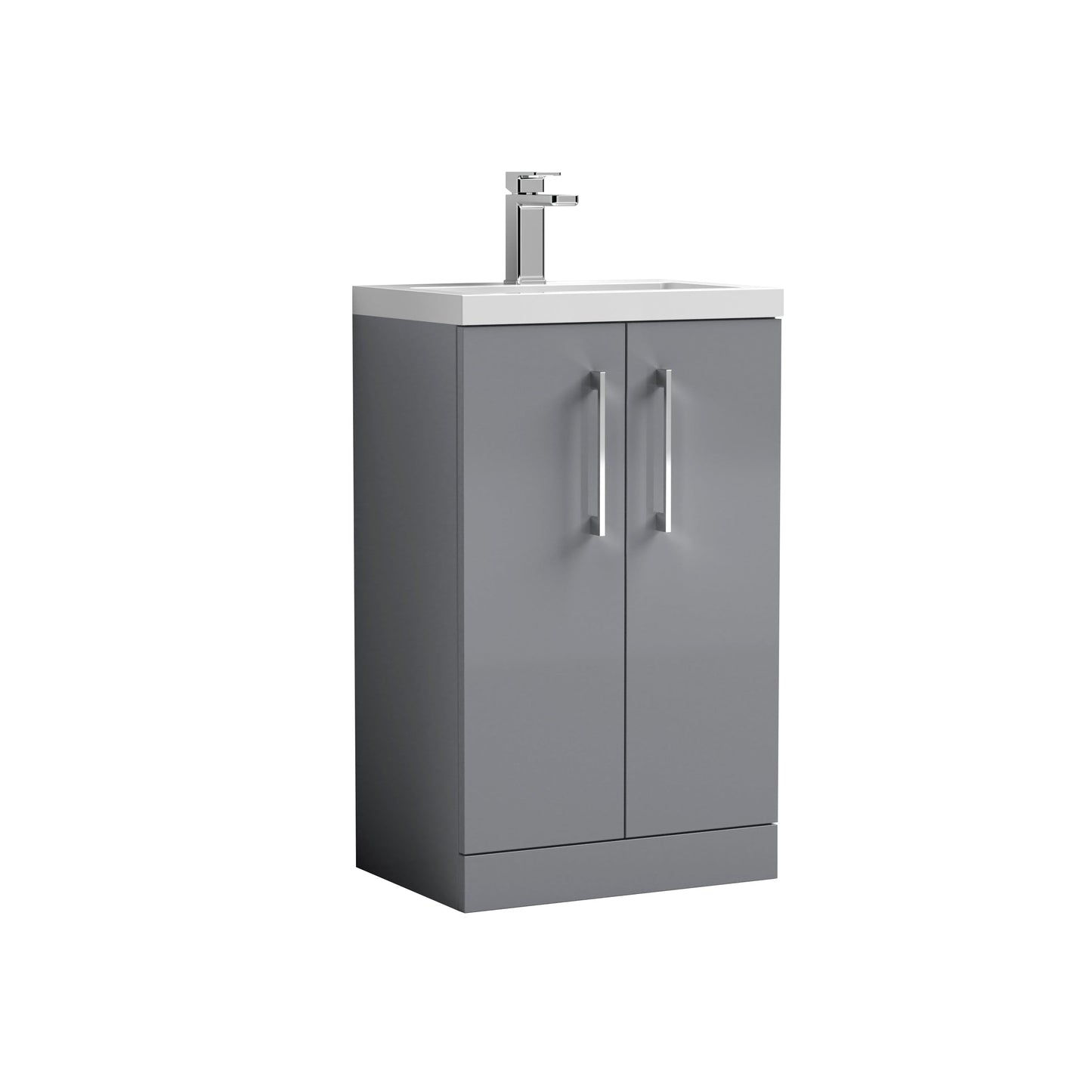 Nuie Arno Cloakroom Floorstanding Cabinet with Basin